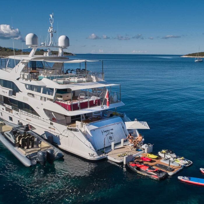 Happy Me luxury superyacht charter watersports