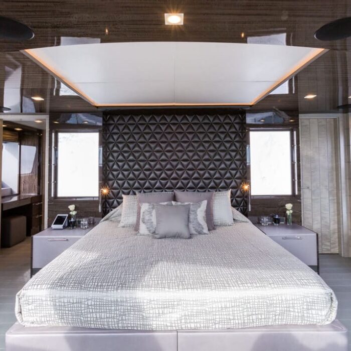 EDESIA luxury superyacht charter master bedroom