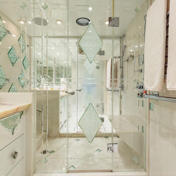 I Love This Boat luxury superyacht charter bathroom en suite