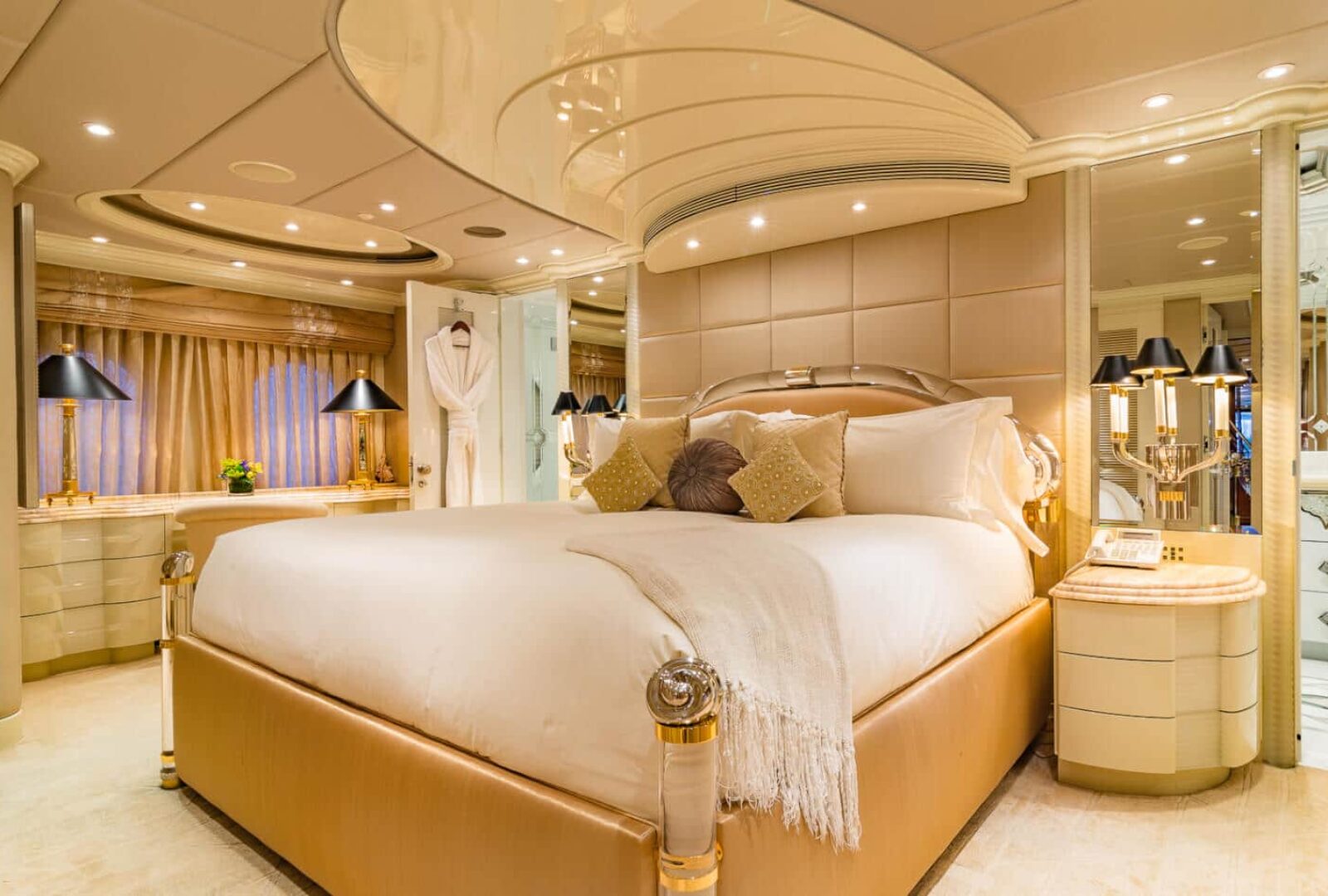 I Love This Boat luxury superyacht charter master bedroom