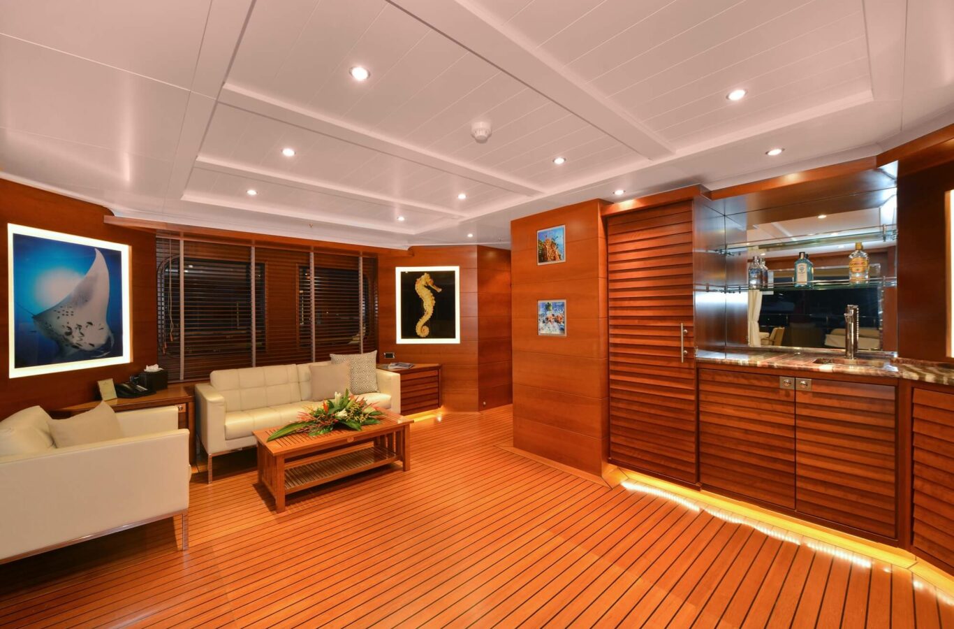 BELUGA luxury superyacht charter bridge deck