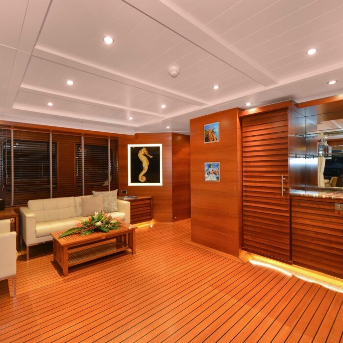 BELUGA luxury superyacht charter bridge deck