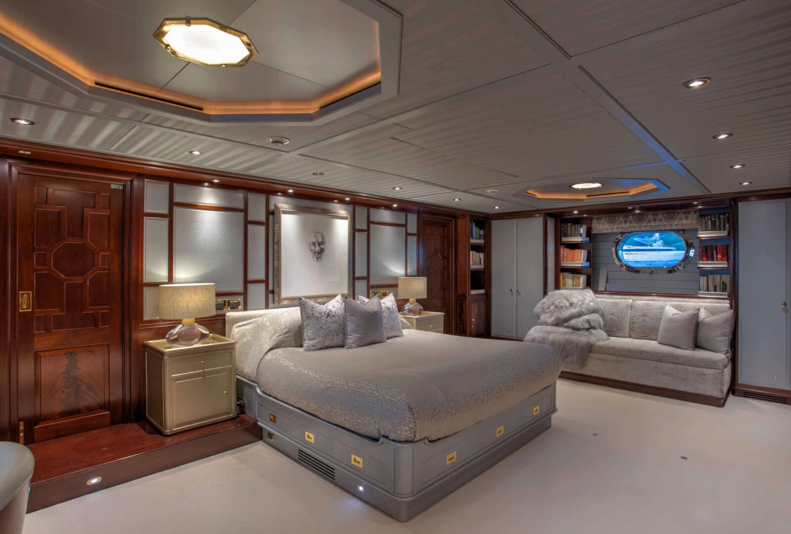 BLUSH luxury superyacht charter cabin