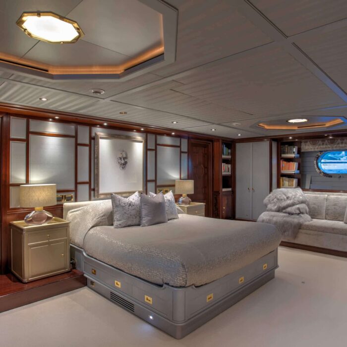 BLUSH luxury superyacht charter cabin