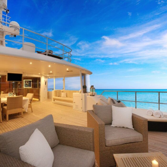 BELUGA luxury superyacht charter sun deck