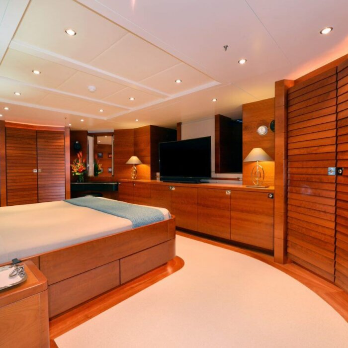 BELUGA luxury superyacht charter master bedroom