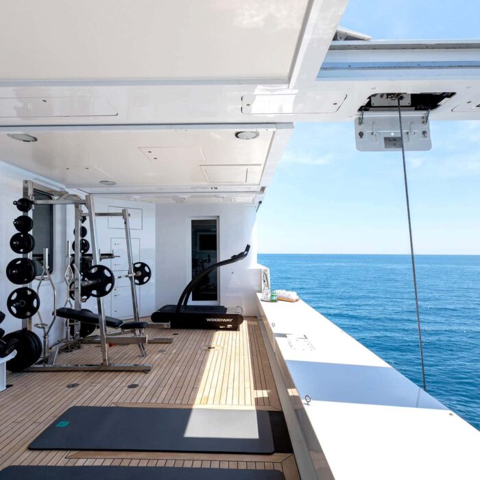 HELIOS luxury superyacht charter gym