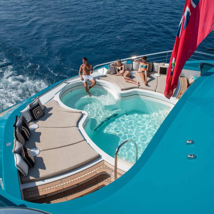 SUNRAYS luxury superyacht charter pool