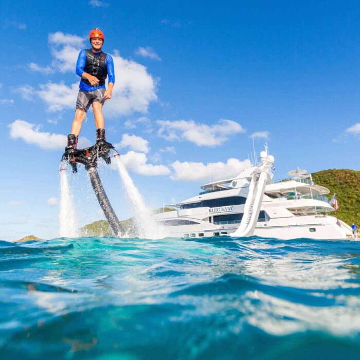 Luxury Charter Yacht KING BABY watertoys