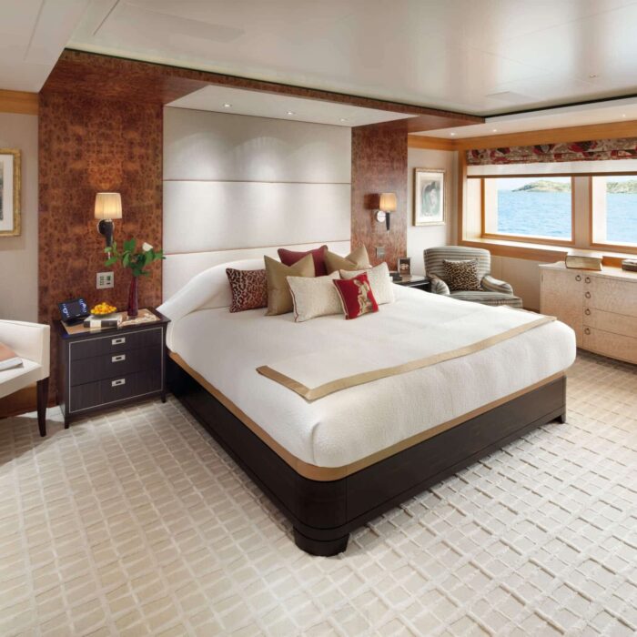 LADY BRITT luxury superyacht charter master suite