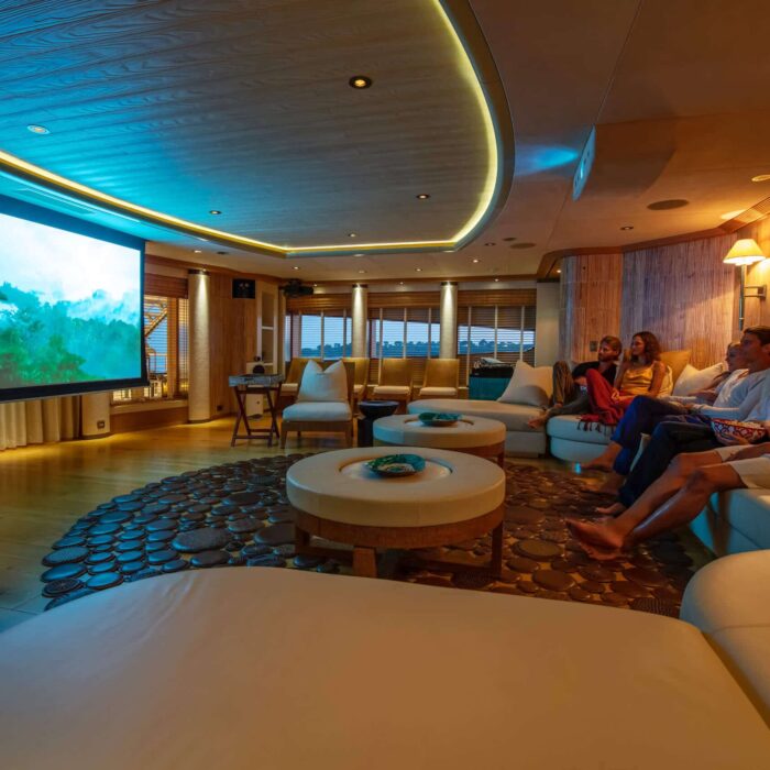 SUNRAYS luxury superyacht charter cinema