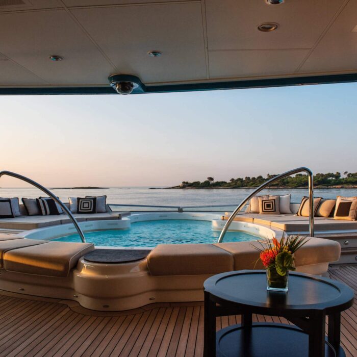 SUNRAYS luxury superyacht charter swimming pool