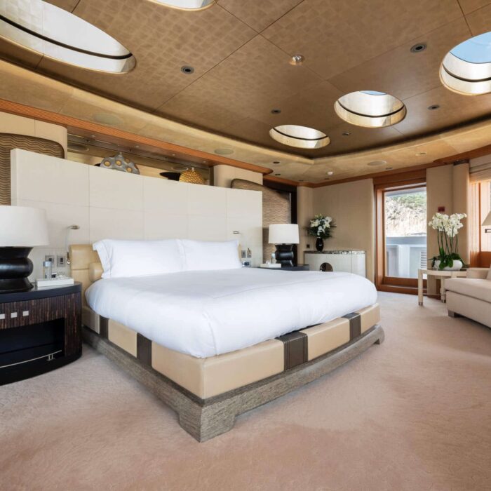 SUNRAYS luxury superyacht charter principal stateroom