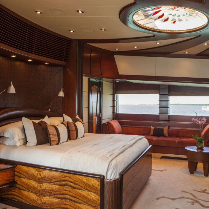 usher luxury superyacht charter cabin