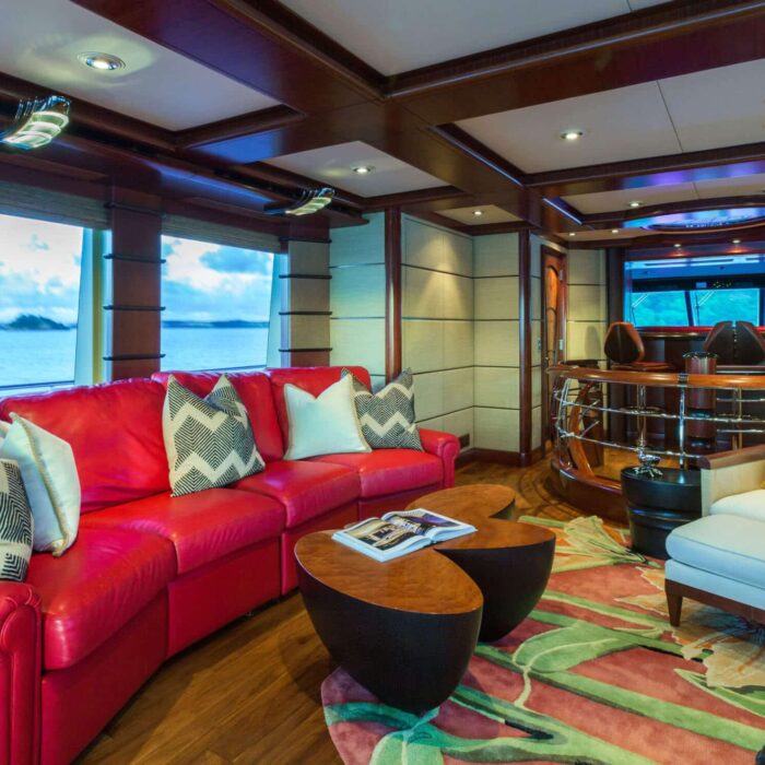 usher luxury superyacht charter saloon