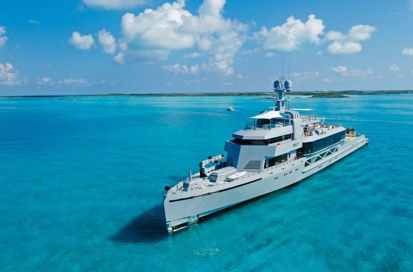 interior of a superyacht