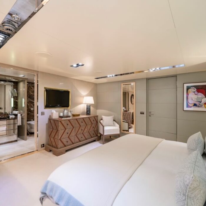 ICON luxury superyacht charter principal stateroom