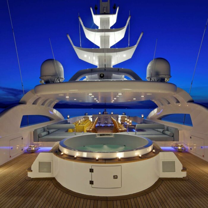 MIA RAMA luxury superyacht charter deck