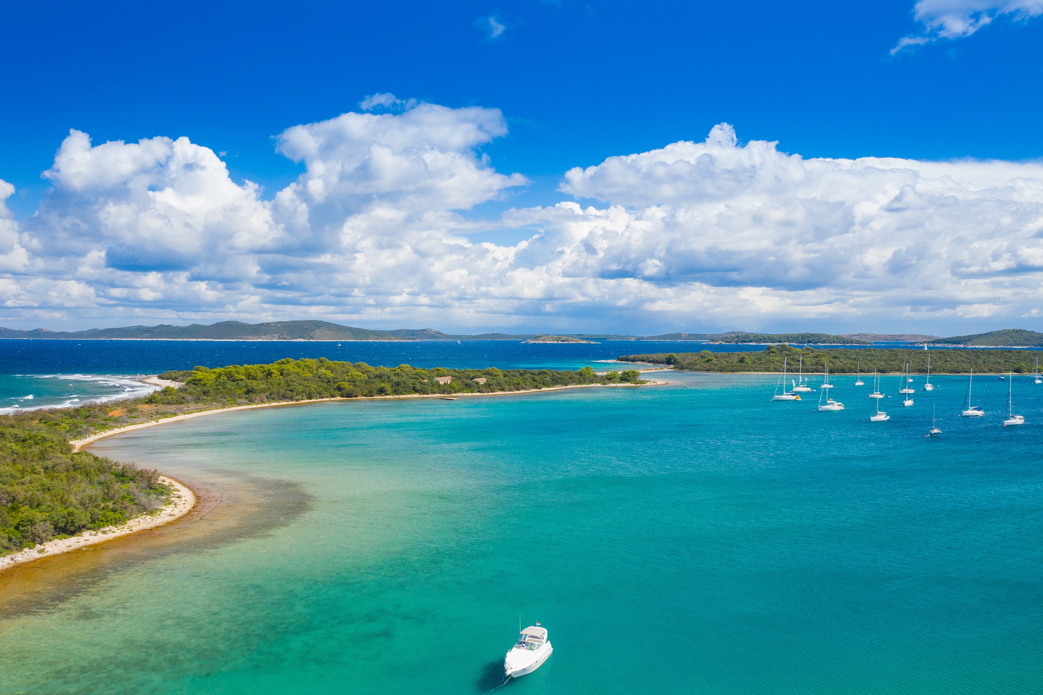 Adriatic coast on Island of Dugi Otok in Croatia.