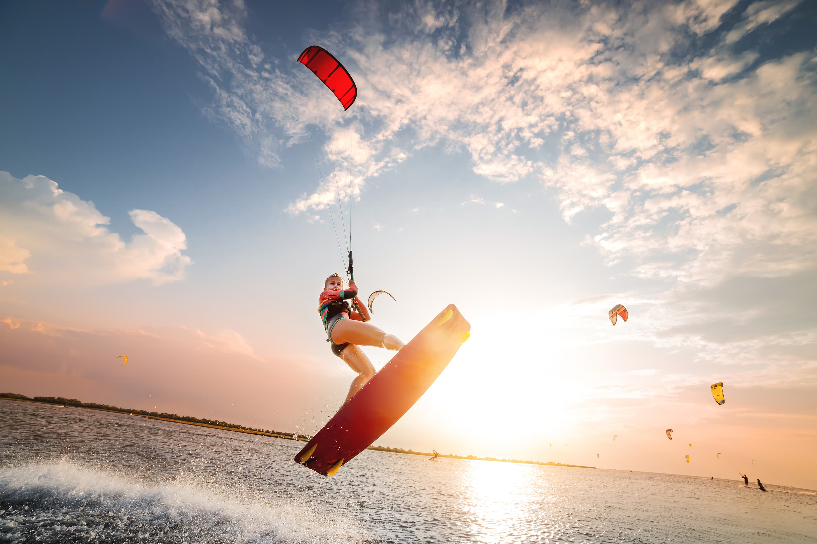 Kitesurfing in the caribbean