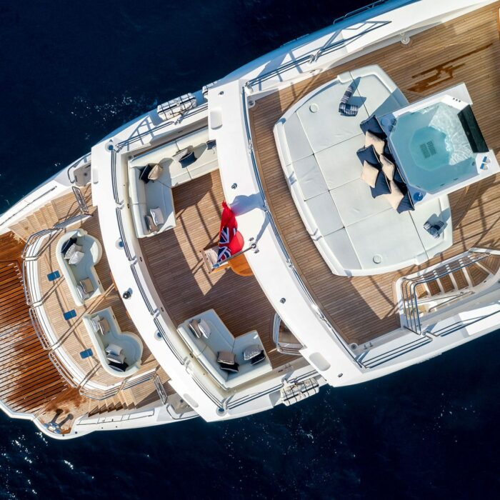 superyacht ANYA Aerial Exterior