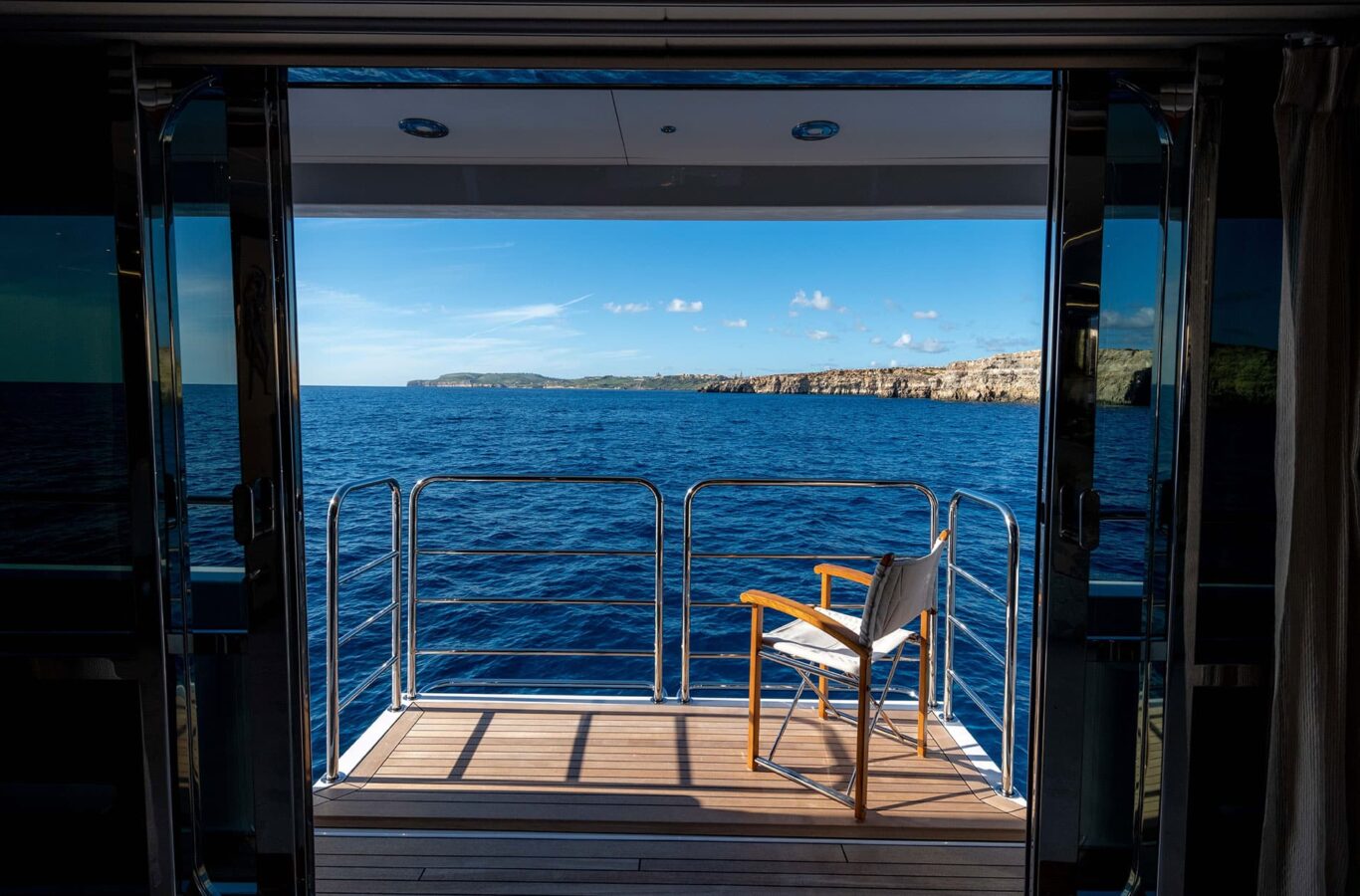 superyacht ANYA Fold Down Passerelle