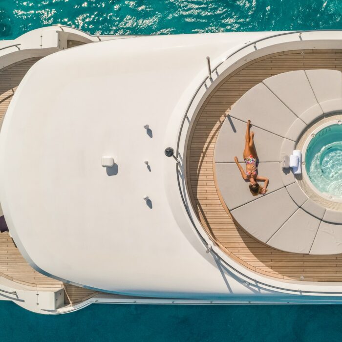 BIG SKY Superyacht pool