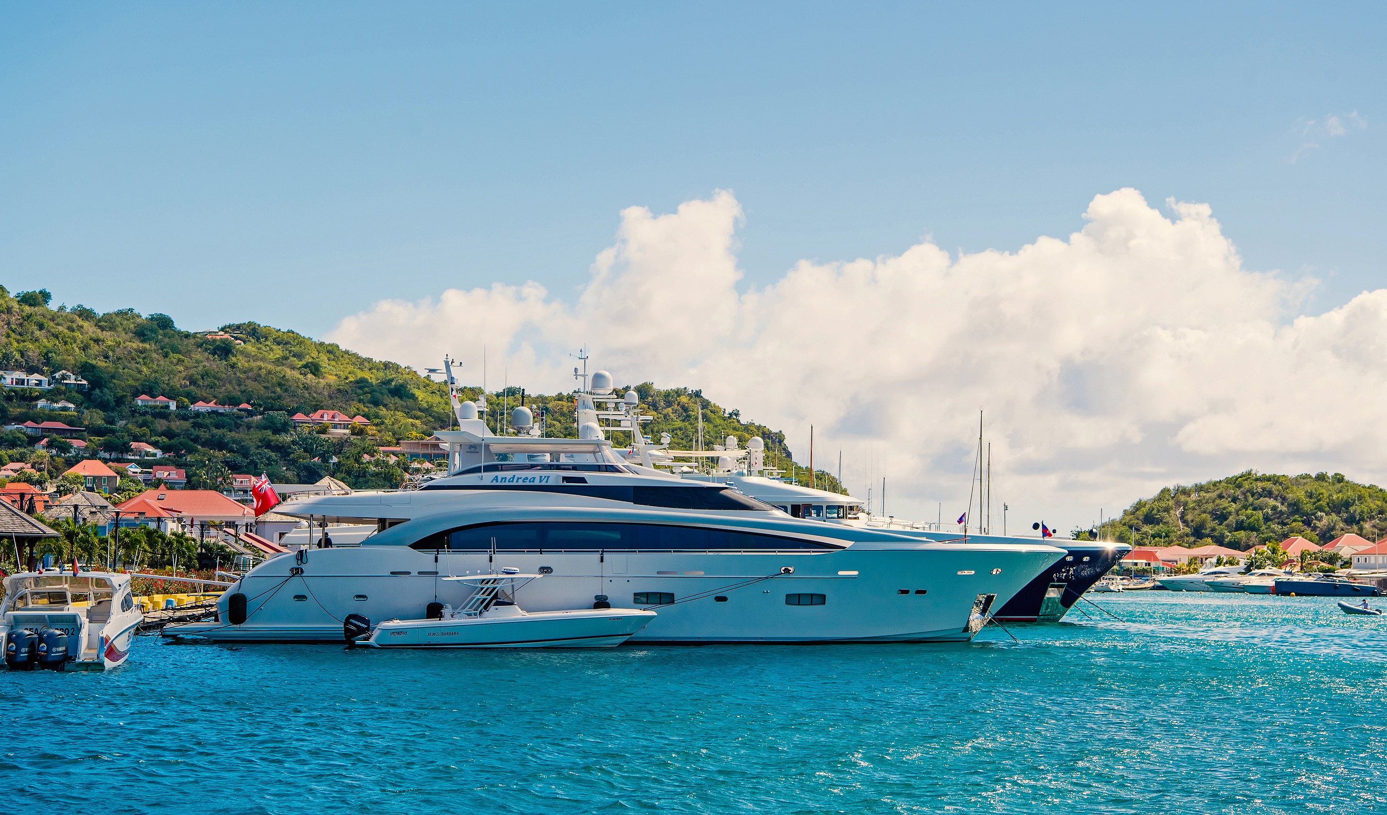 yachts at st barts