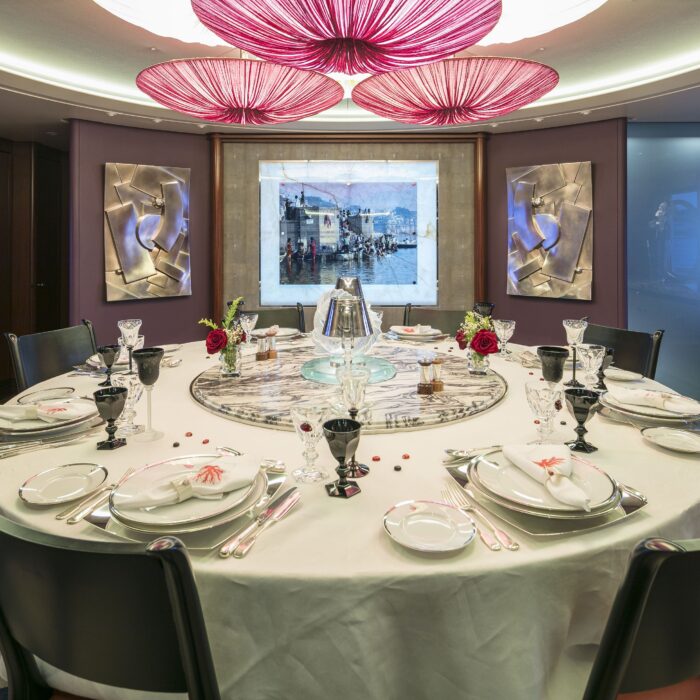 Pegasus Superyacht dining